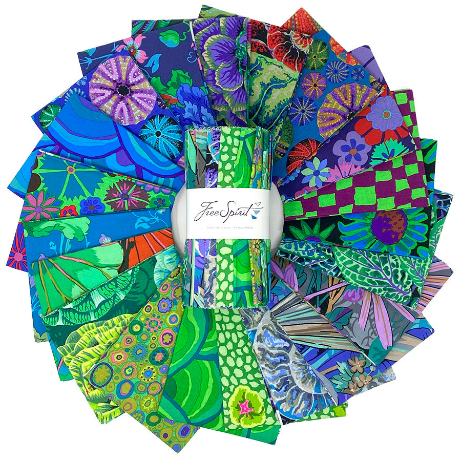 6" 20pcs DESIGN ROLL- COOL FB4DSGP  Kaffe Fassett Collective AUGUST 2024