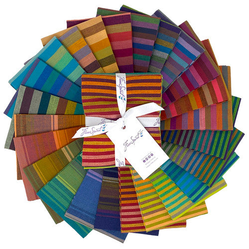 PRE-ORDER! Woven Stripes- Fat Quarter Pack - FB4FQKF.STRIPEWOVEN  Kaffe Fassett Collective FEBRUARY 2025