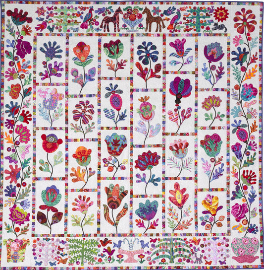 FLOWER GARDEN Pattern Kim McLean - Appliqué