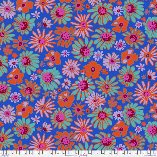 BLOOMERS Cobalt Blue PWBM093 Kaffe Fassett Collective AUGUST 2024