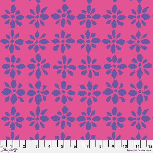 SNOW FLOWER PINK PWBM094 Brandon Mably Kaffe Fassett Collective AUGUST 2024