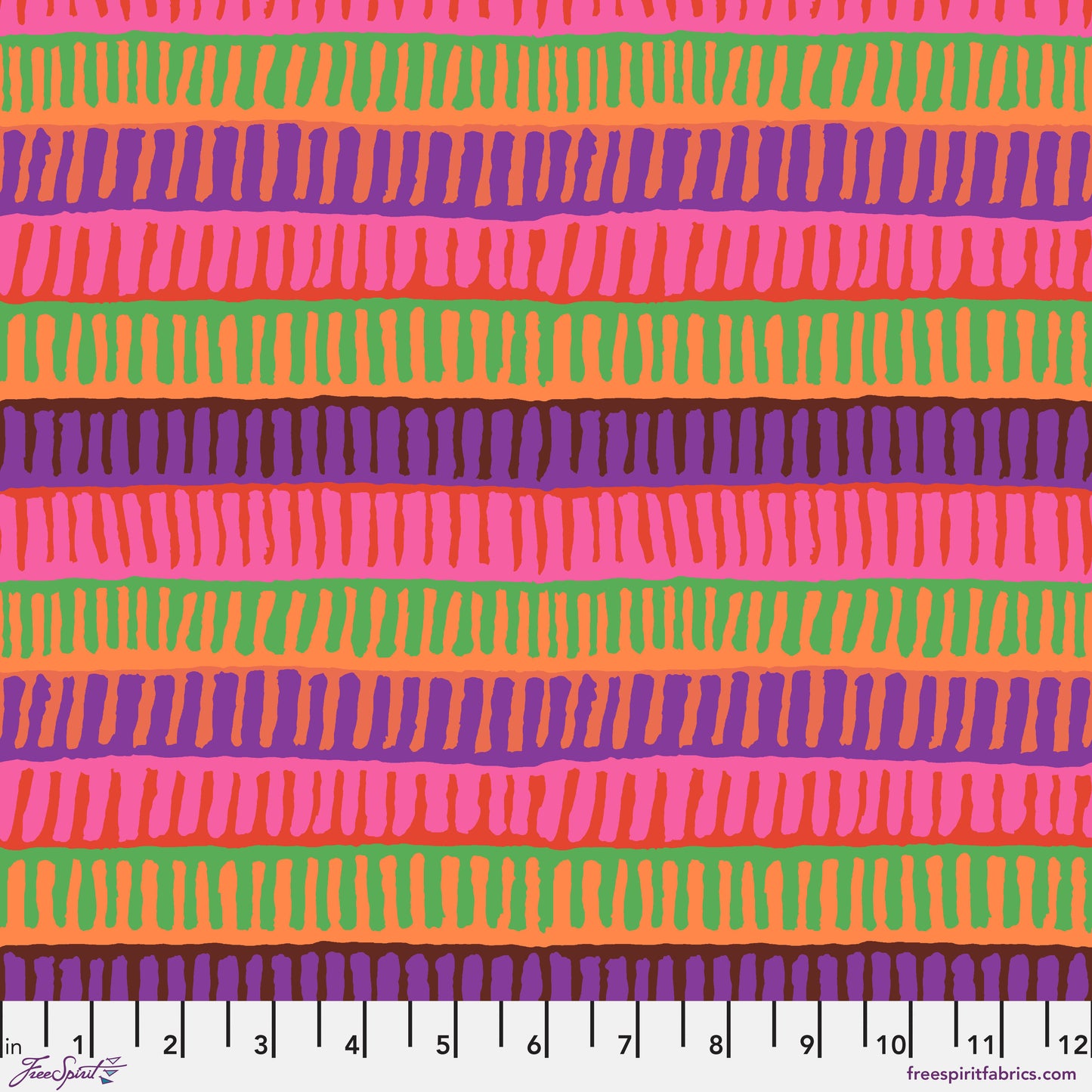 PRE-ORDER ZIPPER STRIPE Red PWBM103 Kaffe Fassett Collective August 2025