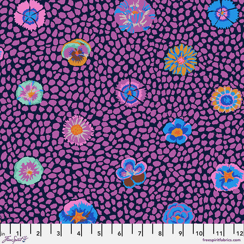 GUINEA FLOWER PURPLE  PWGP59  Kaffe Fassett