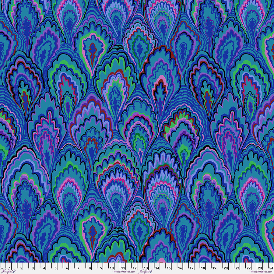 PRE-ORDER! MARBLE SCALLOPS Blue PWGP207 Kaffe Fassett Collective FEBRUARY 2025