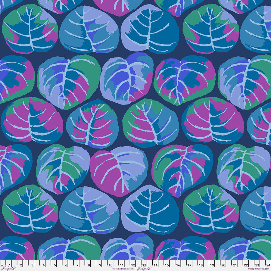 PRE-ORDER! PALM LEAVES Blue PWGP208 Kaffe Fassett Collective FEBRUARY 2025