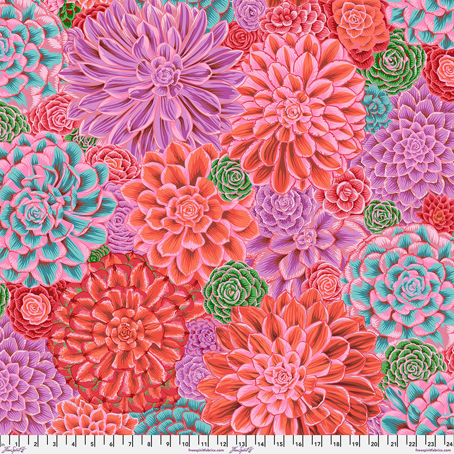 PRE-ORDER! HOUSE LEEKS Pink PWPJ113  Kaffe Fassett Collective FEBRUARY 2025