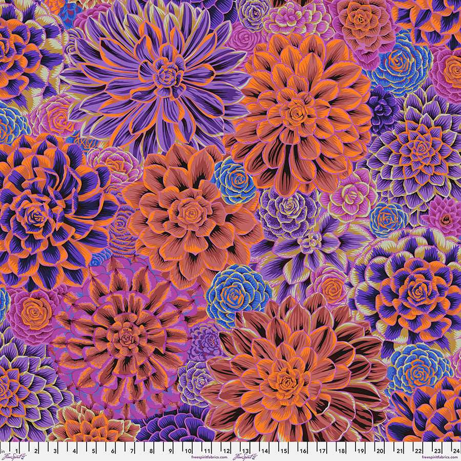 PRE-ORDER! HOUSE LEEKS Purple PWPJ113 Kaffe Fassett Collective FEBRUARY 2025