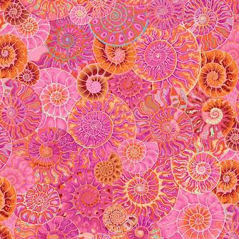 AMMONITE Pink PWPJ128 Philip Jacobs Kaffe Fassett Collective AUGUST 2024