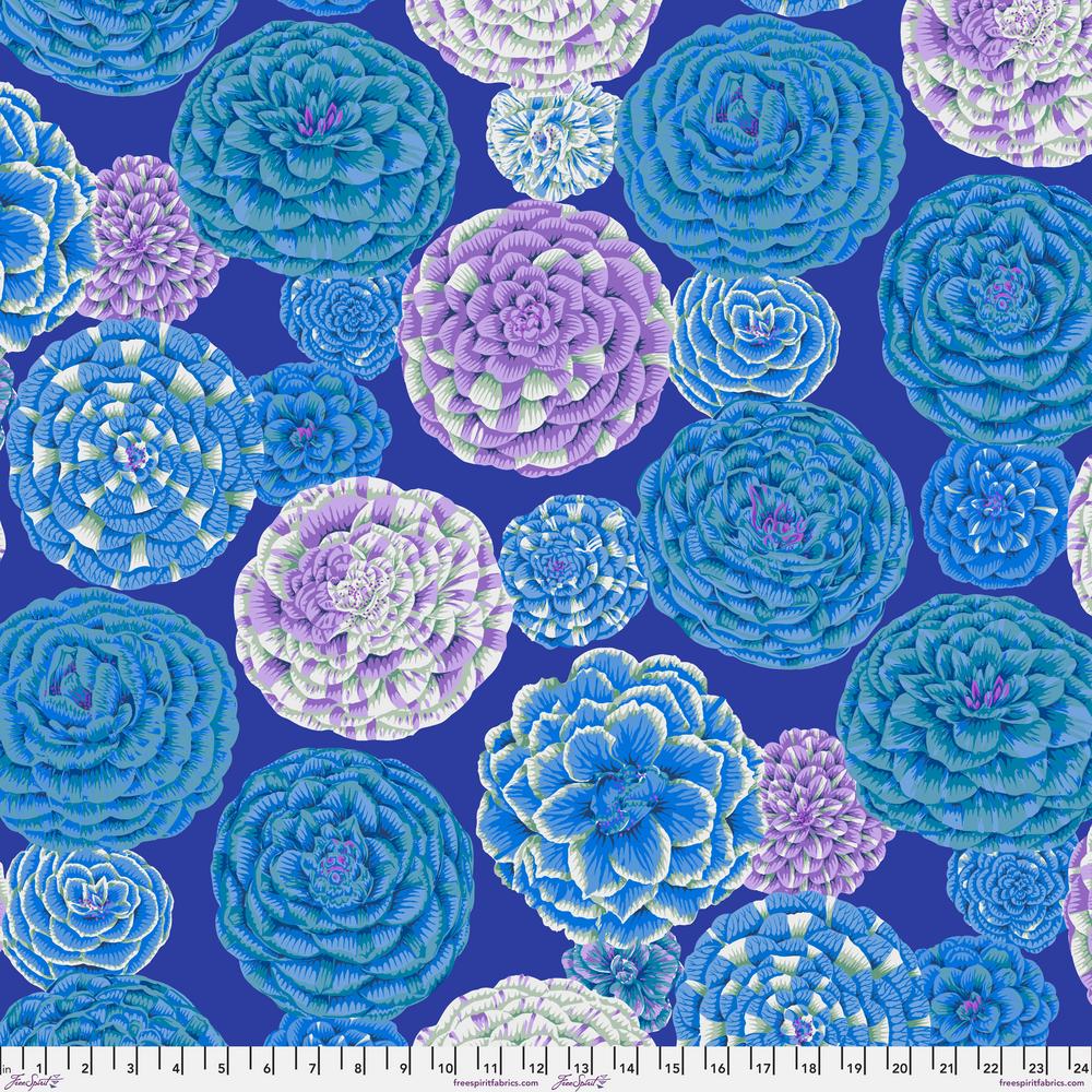 JAPONICA Blue PWPJ130 Philip Jacobs Kaffe Fassett Collective AUGUST 2024