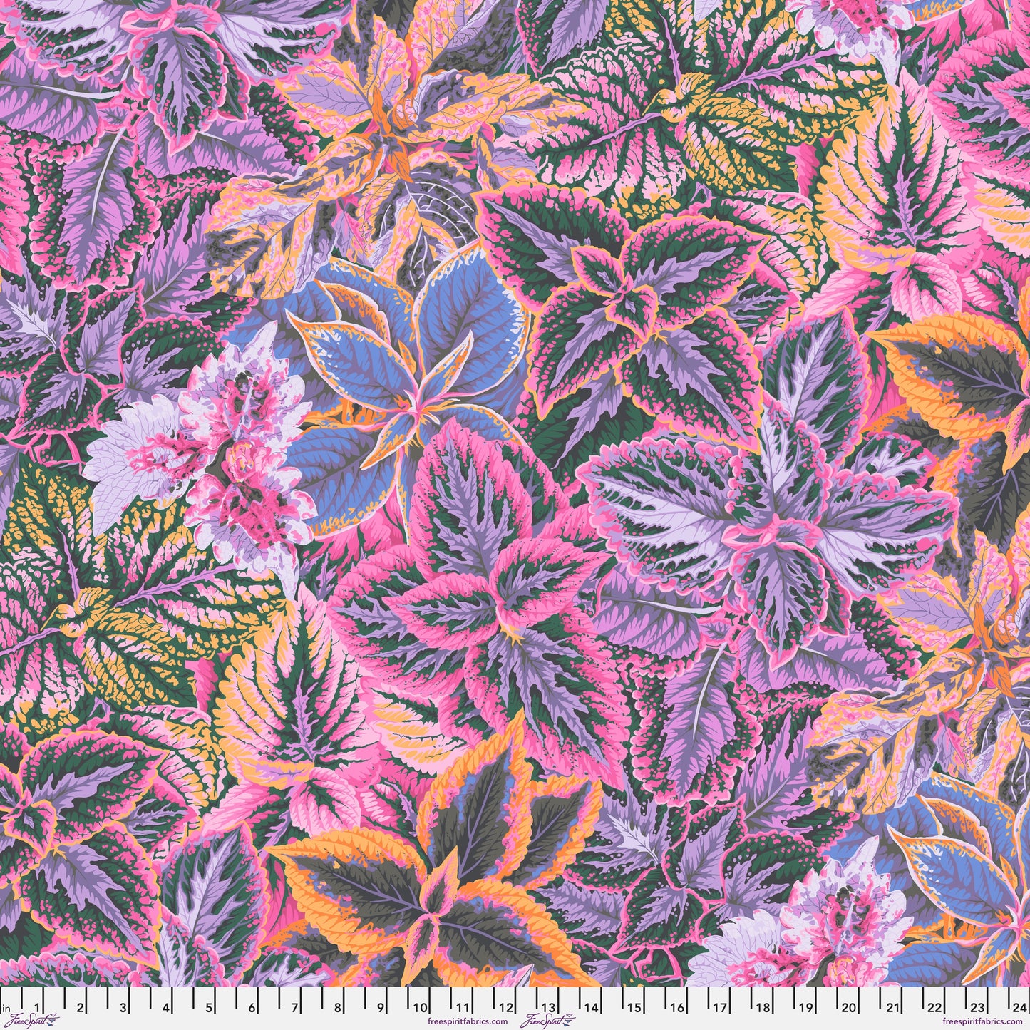 PRE-ORDER BOLD LEAVES Pink PWPJ132 Kaffe Fassett Collective August 2025