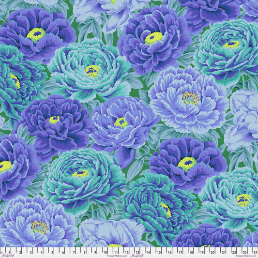 PRE-ORDER TIBETAN PEONY Blue PWPJ136 Kaffe Fassett Collective August 2025