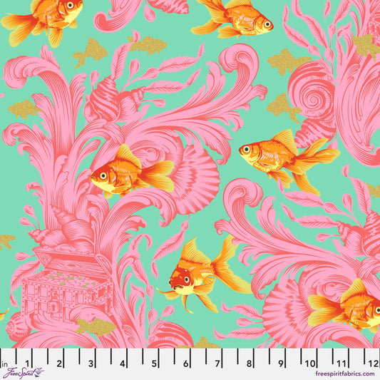 TREADING WATER- BLOSSOM - Metallic Besties PWTP213.BLOSSOM Tula Pink