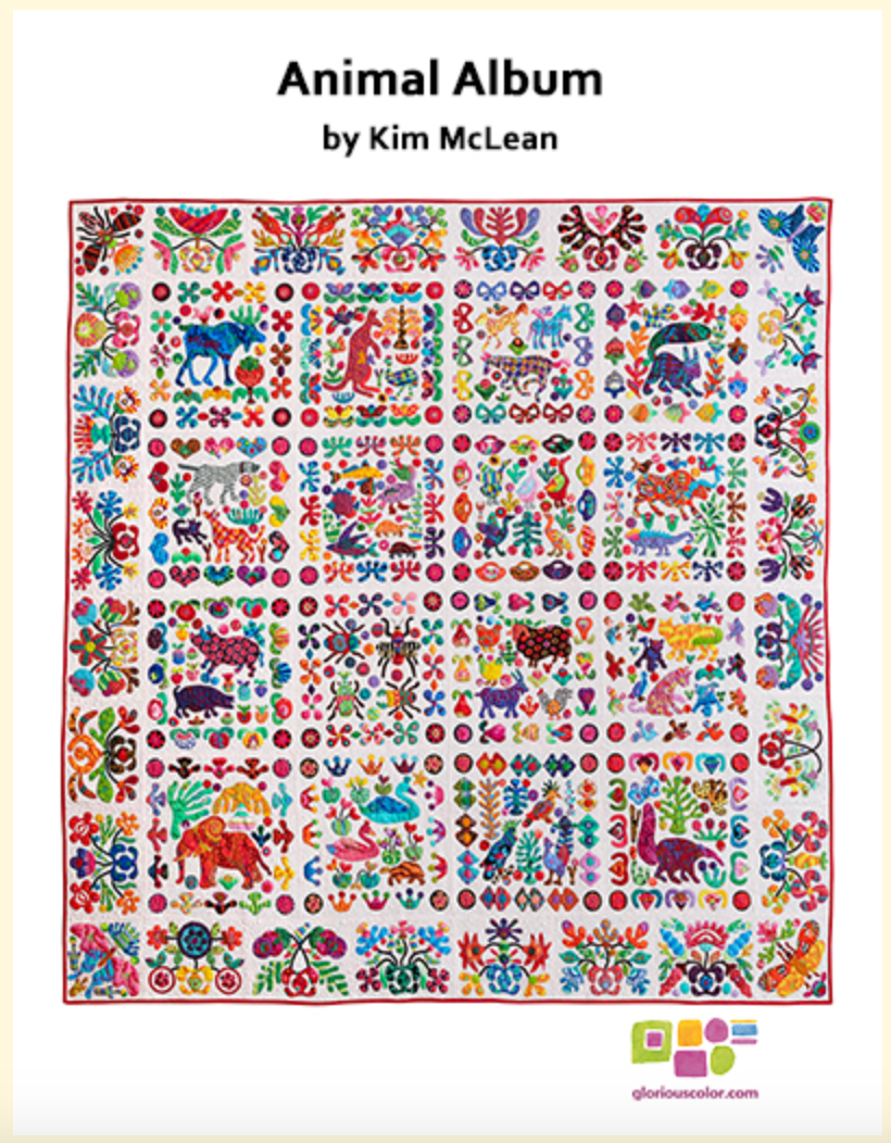 ANIMAL ALBUM Appliqué Pattern Kim McLean