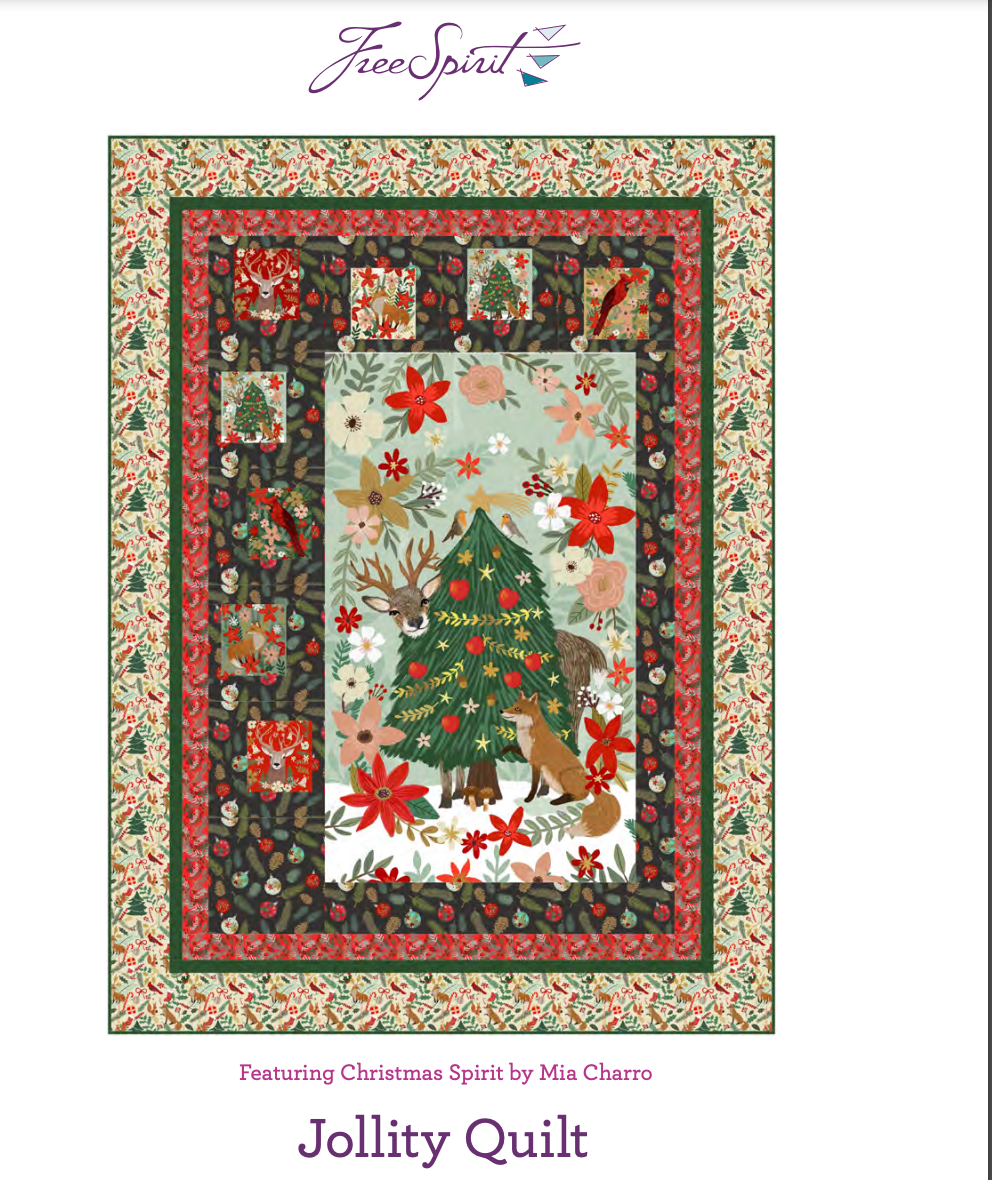 JOLLITY QUILT KIT -  Mia Charro for FreeSpirit Fabrics 51" x 69"