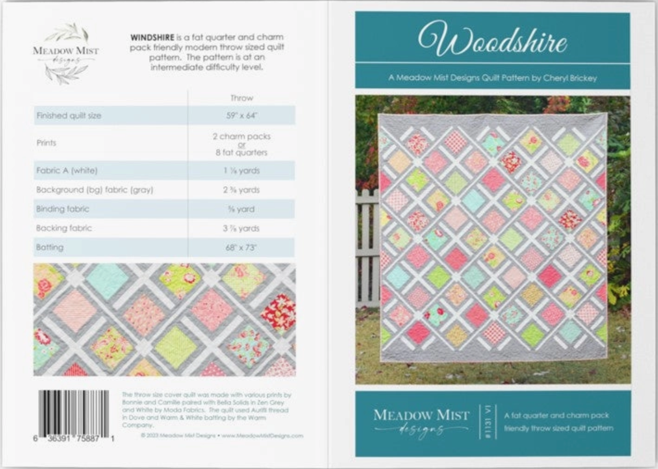 Woodshire - Paper Pattern - By Meadow Mist Designs