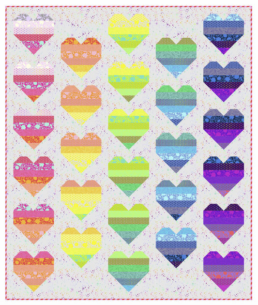 Floating Hearts - Download PDF Pattern