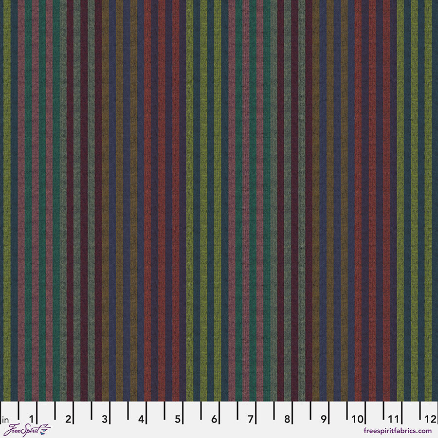 PRE-ORDER! WOVEN STRIPES CATERPILLAR STRIPES Twilight WSGP001 Kaffe Fassett Collective FEBRUARY 2025