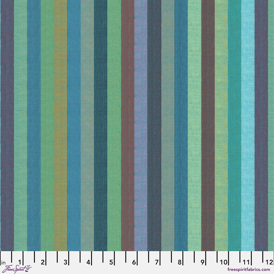 PRE-ORDER! WOVEN STRIPES BROAD STRIPES Azure WSGP003 Kaffe Fassett Collective FEBRUARY 2025