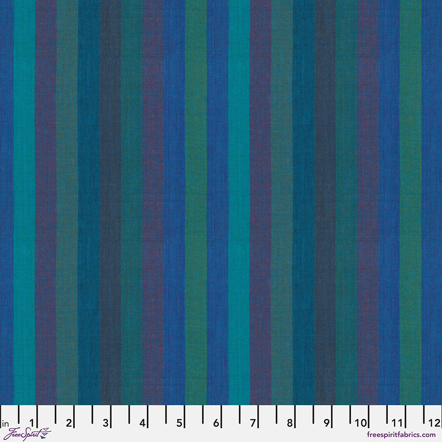 PRE-ORDER! WOVEN STRIPES BROAD STRIPES Blue WSGP003 Kaffe Fassett Collective FEBRUARY 2025