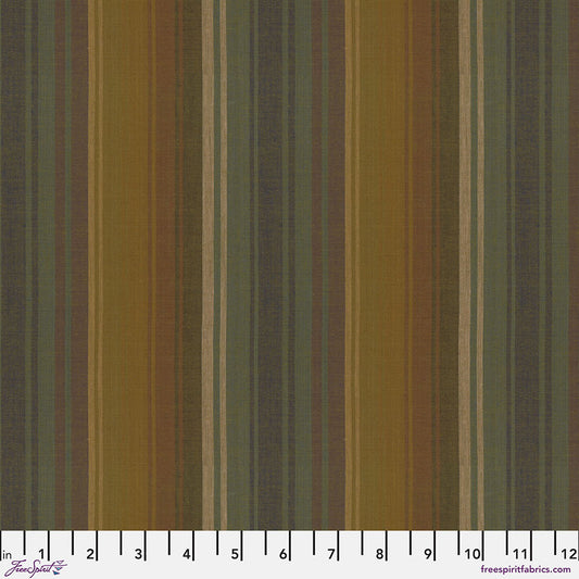 PRE-ORDER! WOVEN STRIPES EXOTIC STRIPE Khaki WSGP004 Kaffe Fassett Collective FEBRUARY 2025