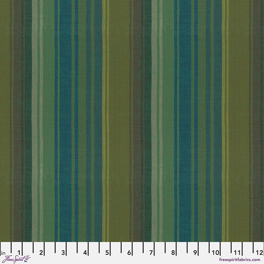 PRE-ORDER! WOVEN STRIPES EXOTIC STRIPE Teal WSGP004 Kaffe Fassett Collective FEBRUARY 2025