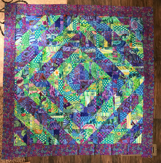 DRAYTON HALL Quilt Kit -  63" x 77" Kaffe Fassett Collective fabrics