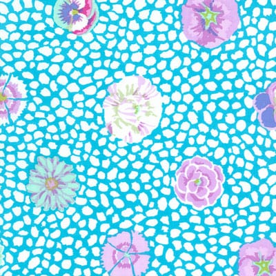 GUINEA FLOWER TURQUOISE  PWGP59  Kaffe Fassett