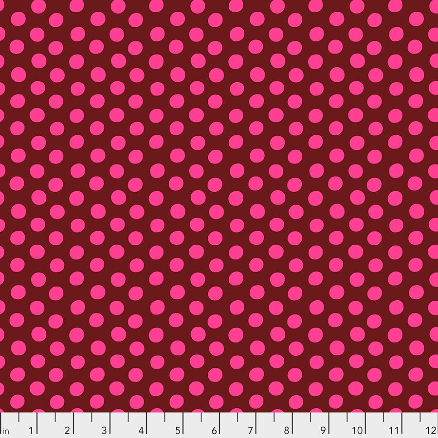 SPOT MERLOT Wine Red PWGP70 Kaffe Fassett